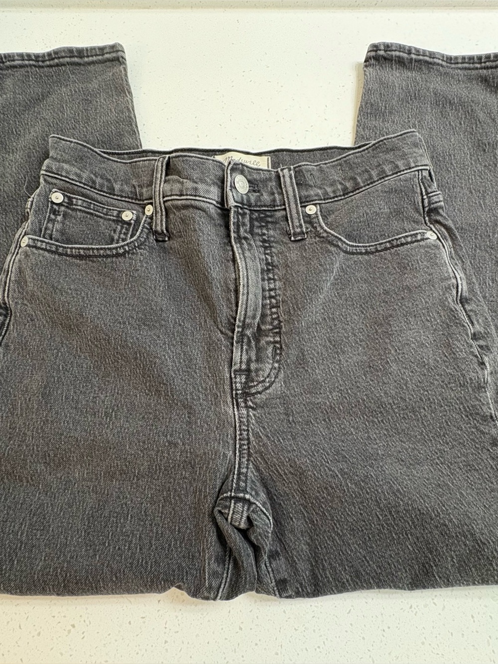 Madewell "The Perfect Vintage Jean" Black Denim - Size 27 Petite